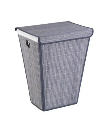 Produktbild von Wäschetruhe Bamboo Grau, konisch