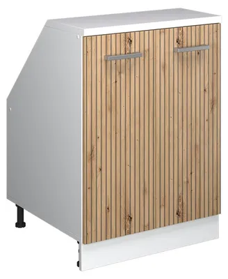 Zdjęcie produktu dla Szafa skosna Vicco Rion Dąb rzemieślniczy 60 x 81.6 cm z 2 drzwiami, korpus szafy głębokość 60 cm, Model 60194