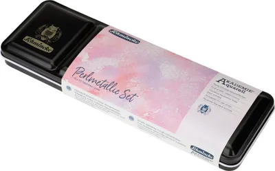 Schmincke AKADEMIE Aquarell Perlmetallic Set 12 x 1/2 Näpfchen 75 787 097