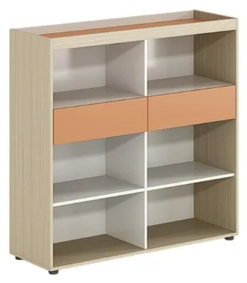 Produktbild von Praktisches Regal mit Schubladen für Büroaufbewahrung Bücherschrank