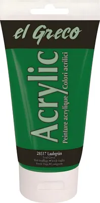 Obrázok produktu pre KREUL el Greco Acrylic, 150 ml, Zelená, Rúra, Vodeodolný