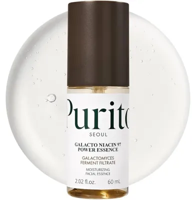 Productafbeelding van PURITO Galacto Niacin 97 Power Essence 60 ml - Een huidverzorgingsserum dat de huid verheldert en hydrateert