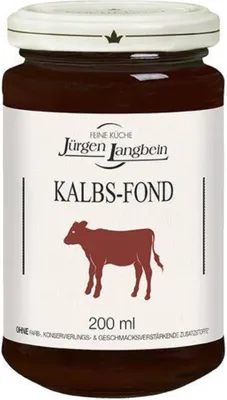 Zdjęcie produktu dla Bulion cielęcy Jürgen Langbein, 200 ml