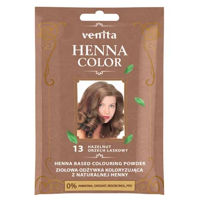 Zdjęcie produktu dla Venita Henna Color Włosy Saszetka 13 Orzechowy L