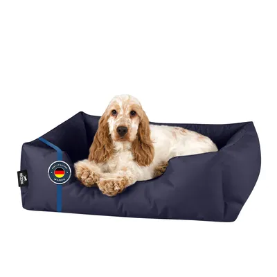 Obrázek produktu pro Pelíšek pro psy ZARA,(M) cca 70x55x18cm,NAVY-BLUE (tmavě modrá)