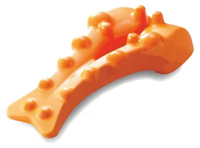 Immagine prodotto di INF Cuscino massaggiante EVA arancione per collo 33x14x6cm supporto