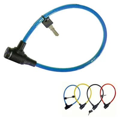 Produktbild von MASTER LOCK Fahrradschloss Kabelschloss [Schlüssel] [65 cm Stahlkabel] [Wetterfest] [Zufällige Farbe] 8169EURDPRO - Ideal für Fahrräder, Elektrisches Fahrradectric, Skateboards, Kinderwagen, Mähmaschine und andere Sportgeräte