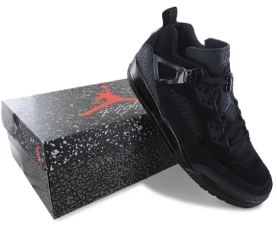 Produktbild von Air JORDAN Spizike Low - Black Cement - Herren Sneakers Basketball Schuhe Schwarz FQ1759-001 , EU 44 US 10