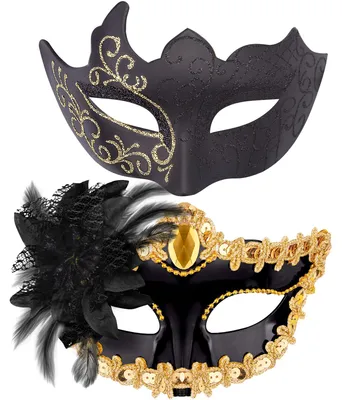 Imagen del producto de Omgoods: Máscaras venecianas de plástico para Carnaval y Halloween