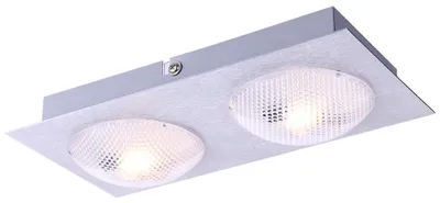 Produktbild von LED Deckenleuchte, 2 Flammig, Acryl satiniert, L 22 cm