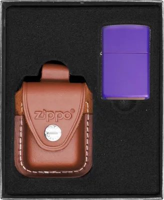 Zdjęcie produktu dla Zestaw Zippo Zapalniczka Reg Purple Matte Prezentowy No2