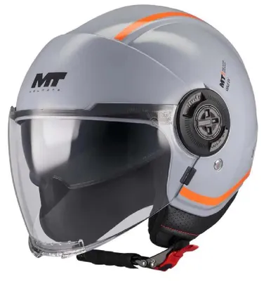 Immagine prodotto di Mt Helmets Viale Sv Tasty Jethelm Grigio M Grigio M