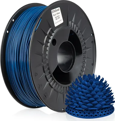 Produktbild von MIDORI® 3D Drucker 1,75mm PLA Filament 1kg Spule Rolle Premium Signalblau RAL5005