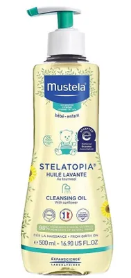 Obrázok produktu pre Mustela Bébé Stelatopia sprchový olej Cleansing Oil 500 ml