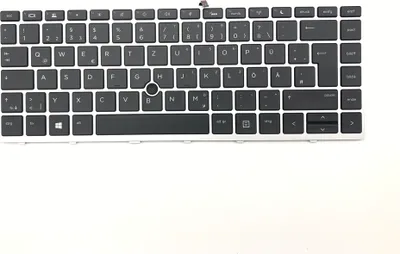 Produktbild von DEUTSCHE-Tastatur mit Trackpoint + Beleuchtung kompatibel für LENOVO IBM ThinkPad T430u (3353)