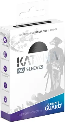 Obrázek produktu pro Ultimate Guard Katana Sleeves Japanese Size Black (60)