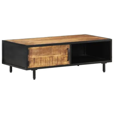 Produktbild von The Living Store Couchtisch 105x50x35 cm Raues Mangoholz