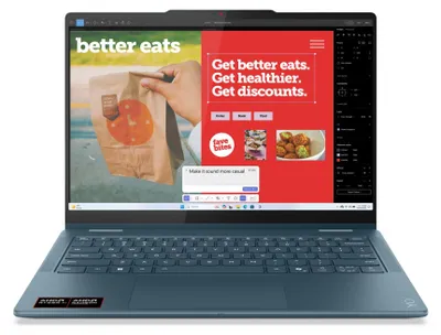 Immagine prodotto di Lenovo Yoga 7 2-in-1 14AKP10 Copilot+ PC, AMD Ryzen AI 5, 2 GHz, 35,6 cm (14"), 1920 x 1200 Pixel, 16 GB, 512 GB