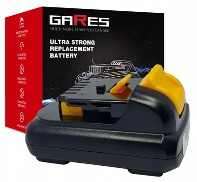 Obrázek produktu pro GARES Akumulátor Baterie pro Dewalt DCB 121 DCS310S1 DCB125 DCB123-XJ 18 | 12 V 2Ah | Zesílená série High-Performance | Vysoký výkon |