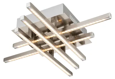 Produktbild von LED Deckenleuchte, nickel-matt, dimmbar, L 40 cm