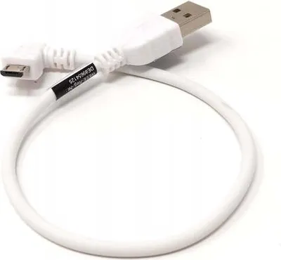 Produktbild von System-S Micro USB 2.0 Kabel 20 cm 90 ° Links Gewinkelt