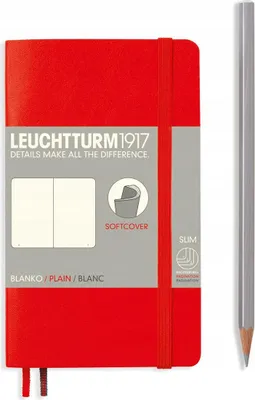 Produktbild von LEUCHTTURM1917 Taschennotizbuch A6 Glatt WEICH