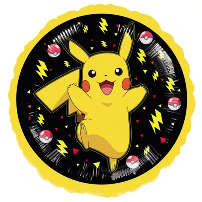 Produktbild von Folienballon Pokemon, Pikachu, 43 cm