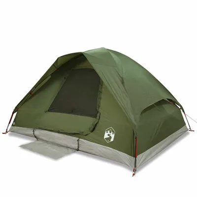Produktbild von vidaXL Kuppel-Campingzelt 4 Personen Olivgrün Wasserdicht