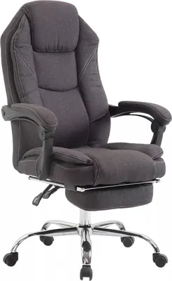 Produktbild von In And OutdoorMatch Luxe Bürostuhl Settimo Hosea - Stoff - Grau - Auf Rollen - Ergonomischer Bürostuhl - Für Erwachsene - Höhenverstellbar