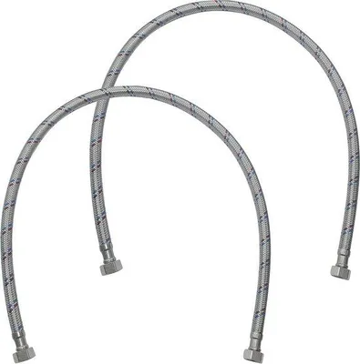 Immagine prodotto di Tubi di scarico flessibili da 800 mm per rubinetti da bagno, cucina e impianti idraulici