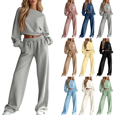 Productafbeelding van Joggingpak voor Dames - Comfortabel Sportpak - Zwart