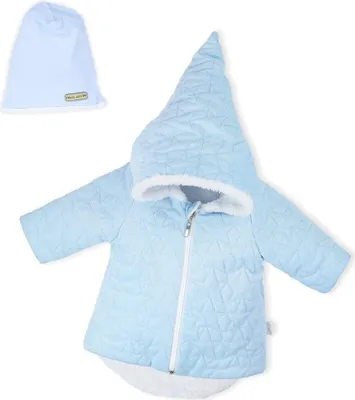 Produktbild von Baby Wintermantel mit Mütze Nicol Kids Winter blau, Gr. 68 (4-6m)