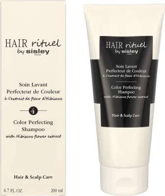 Produktbild von Sisley Color Perfecting Shampoo With Hibiscus Flower Extract, 200 ml, Shampoo, Unisex, Gefärbtes Haar, Alle Farben, Farbschutz, Glanz, Weichmachend