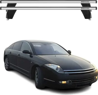 Produktbild von Menabo Dachträger Grundtäger für Citroen C6 2005-2012 75kg Alu Silber 2 tlg