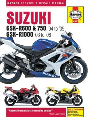 Produktbild von Suzuki GSX-R600/750 (04 - 05) & GSX-R1000 (03 - 08) Haynes Repair Manual