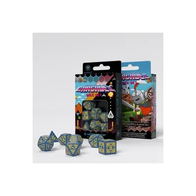 Produktbild von Q-Workshop Arcade - Blaues und gelbes Würfelset (7)