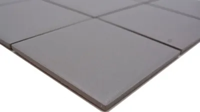 Produktbild von Handmuster Mosaikfliese Keramik grau steingrau Duschtasse Bodenfliese MOS22-0204-R10_m