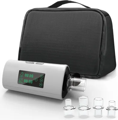 Produktbild von Tragbares CPAP-Schlafatemgeraet, Luftreiniger, 3 Modi, Ozon-Luftdesinfektionsgeraet, Schlafhilfe, Atemdesinfektionsmittel fuer Beatmungsgeraete, Zahnbuersten, Rohrleitungsdesinfektionsmaske