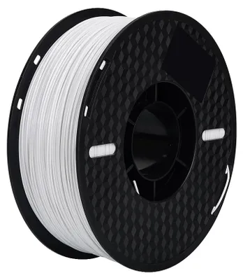 Zdjęcie produktu dla Włóknina do drukarki 3D, średnica 1,75 mm, kompatybilna z wieloma materiałami, 1 kg, kolor biały