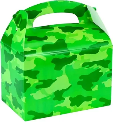 Produktbild von Geschenkbox rechteckig camouflage15cm