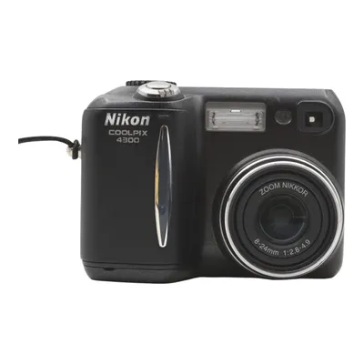 Produktbild von Nikon Coolpix 4300 3,87 Megapixel 3-fach optischer/4-fach digitaler Zoom, 38 - 114 mm Brennweite, 1/1,8'' CCD-Sensor, F2,8 (W) - F4,9 (T), 3,81 cm (1,5 Zoll) Display, NO