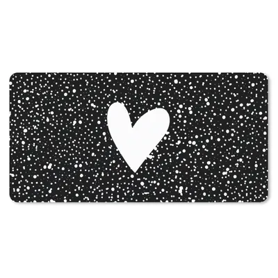 Produktbild von MuchoWow® Schreibtischunterlage Design - Liebe - Herz 80x40 cm - XXL Mauspad - Gaming Mauspad