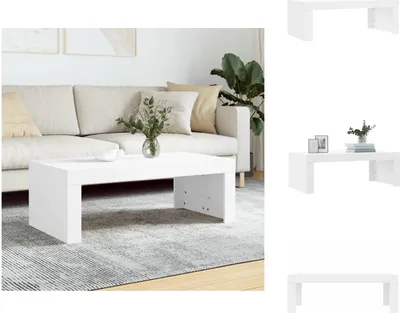 Produktbild von vidaXL Couchtisch Weiß 102x50x36 cm Holzwerkstoff -  Couchtische