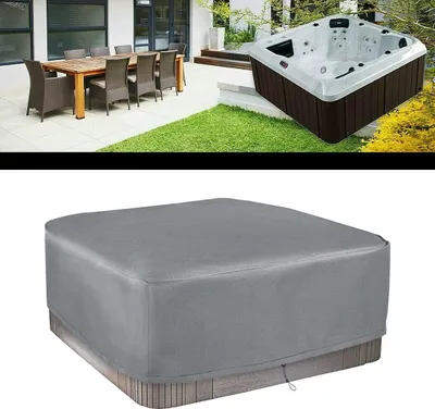 Produktbild von Abdeckung Whirlpools, Rechteckige Whirlpool-Abdeckung Freien, wasserdicht, 100% UV-beständig,Protector-Spa (200 * 200 * 85 cm)
