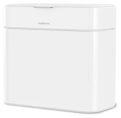 Immagine prodotto di Contenitore per compostaggio simplehuman, con coperchio removibile e vano interno, capacità 4 litri, colore bianco