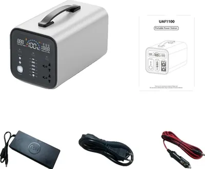 Obrázek produktu pro Powerstation, kapacita 992 Wh, podporuje solární nabíjení 100 W, více nabíjecích konektorů, UAF1100 992 Wh