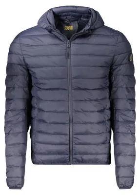 Produktbild von Herrenjacke Blau: Leicht, mit Kapuze & 4 Taschen – Perfekt für Sie!