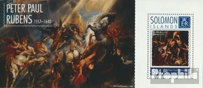 Produktbild von Briefmarken Salomoninseln 2014 Mi Block 376 (kompl. Ausg.) postfrisch Peter Paul Rubens