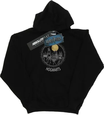 Zdjęcie produktu dla Harry Potter – męska bluza z kapturem „Hogwarts” BI12039 (M) (czarna)