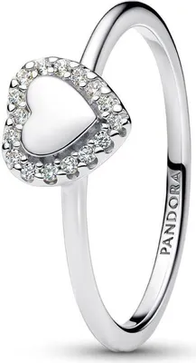 Zdjęcie produktu dla Pandora Engravable Heart Sunburst Ring 193801C01 Pierścionek damski, Rozmiar pierścionka:50